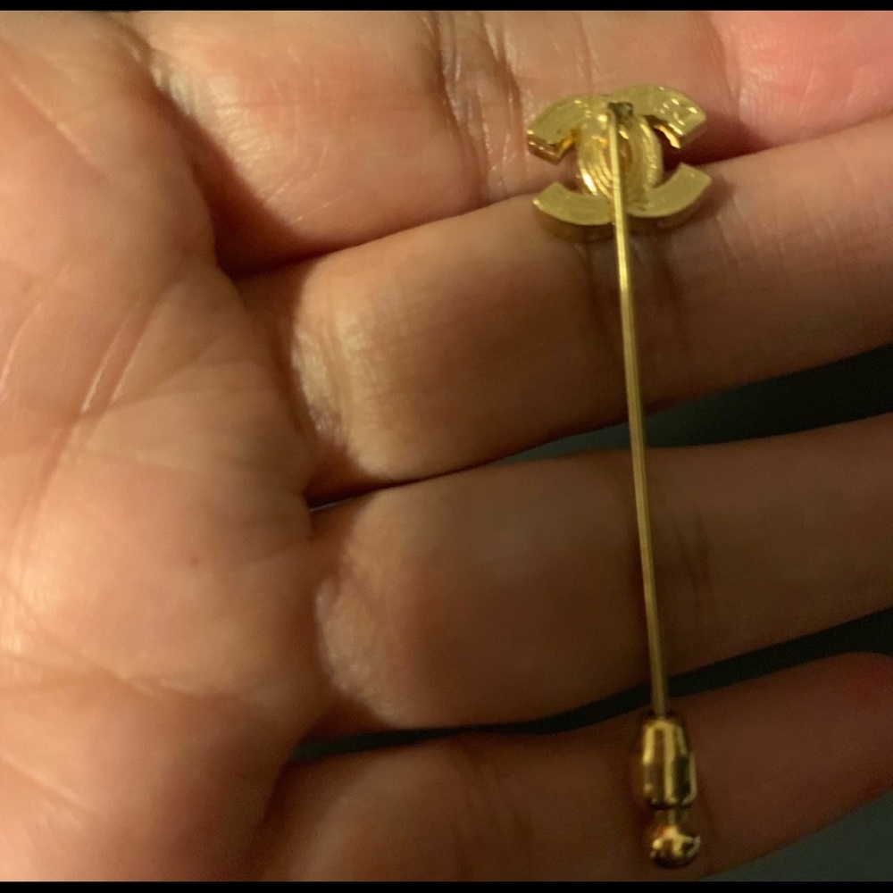 Chanel cc logo pin brooch - Picture 6 of 6